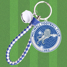Load image into Gallery viewer, Double Sided Rhinestone Painting Keychain Pendant for Kid Adult (Millwall F.C.)