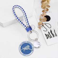 Load image into Gallery viewer, Double Sided Rhinestone Painting Keychain Pendant for Kid Adult (Millwall F.C.)
