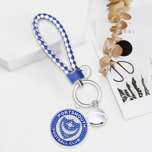 Load image into Gallery viewer, Double Sided Rhinestone Painting Keychain Pendant for Kid Adult(Portsmouth F.C.)
