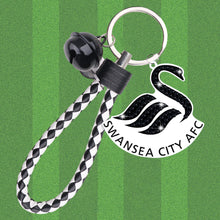 Load image into Gallery viewer, Double Sided Rhinestone Painting Keychain Pendant for Kid Adult(Swansea City FC)
