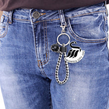 Load image into Gallery viewer, Double Sided Rhinestone Painting Keychain Pendant for Kid Adult(Swansea City FC)