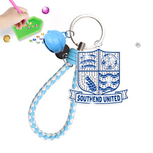 Load image into Gallery viewer, Double Sided Rhinestone Painting Keychain Pendant (Southend United F.C.)