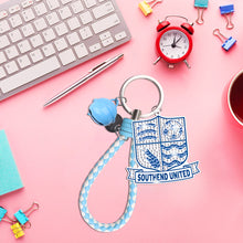 Load image into Gallery viewer, Double Sided Rhinestone Painting Keychain Pendant (Southend United F.C.)