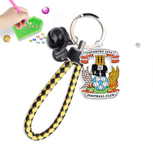 Load image into Gallery viewer, Double Sided Rhinestone Painting Keychain Pendant for Kid Adult (Coventry F.C.)