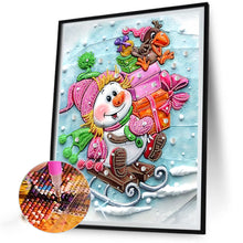 Load image into Gallery viewer, Diamond Painting - Partial Special Shaped - snowman (30*40CM)