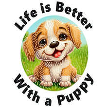 Load image into Gallery viewer, Diamond Painting - Partial Special Shaped - puppy (30*40CM)