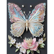 Load image into Gallery viewer, Diamond Painting - Partial Special Shaped - Butterfly (30*40CM)