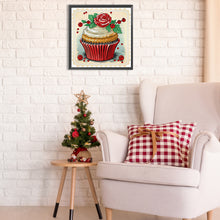 Load image into Gallery viewer, Diamond Painting - Partial Special Shaped - Cup cake (30*30CM)