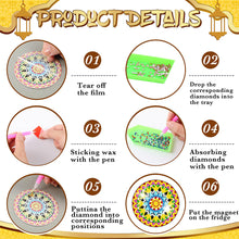 Load image into Gallery viewer, 12PCS Diamond Painting Magnets Refrigerator for Adult Kid Fridge Car (Mandala)