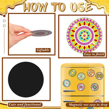 Load image into Gallery viewer, 12PCS Diamond Painting Magnets Refrigerator for Adult Kid Fridge Car (Mandala)