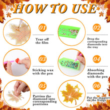 Load image into Gallery viewer, 12PCS Diamond Painting Magnets Refrigerator for Adult Kid Fridge (Thanksgiving)