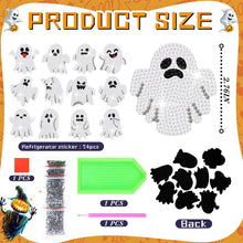 Load image into Gallery viewer, 12PCS Diamond Painting Magnets Refrigerator for Adults Kids Fridge Car (Ghost)