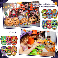 Load image into Gallery viewer, 12PCS Diamond Painting Magnets Refrigerator for Adults Kids Fridge Car (Skull)