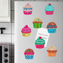 Load image into Gallery viewer, 8PCS Diamond Painting Magnets Refrigerator for Adults Kids Fridge (Dessert Cake)