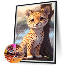Load image into Gallery viewer, Diamond Painting - Full Round - Little cheetah on the grassland (30*40CM)
