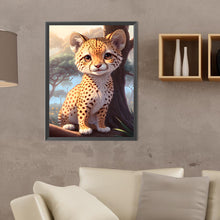 Load image into Gallery viewer, Diamond Painting - Full Round - Little cheetah on the grassland (30*40CM)