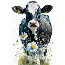 Load image into Gallery viewer, Diamond Painting - Full Round - dairy cow (30*40CM)