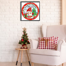 Load image into Gallery viewer, Diamond Painting - Partial Special Shaped - Christmas atmosphere (30*30CM)