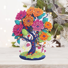 Load image into Gallery viewer, Flower Tree Special Shape Desktop Diamond Art Kits for Home Office Desktop Decor