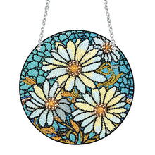 Load image into Gallery viewer, Acrylic Daisy Single-Sided Diamond Art Hanging Pendant for Home Decor 20x20cm