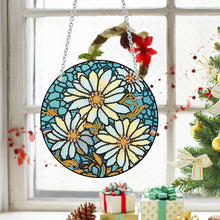 Load image into Gallery viewer, Acrylic Daisy Single-Sided Diamond Art Hanging Pendant for Home Decor 20x20cm
