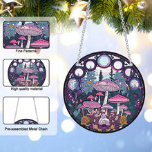 Load image into Gallery viewer, Mushroom Acrylic Round 5D DIY Diamond Painting Dots Pendant for Home Wall Decor