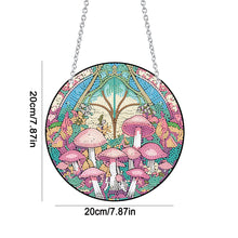 Load image into Gallery viewer, Mushroom Acrylic Round 5D DIY Diamond Painting Dots Pendant for Home Wall Decor