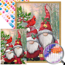 Load image into Gallery viewer, AB Diamond Painting - Full Round - christmas gnome (40*55CM)
