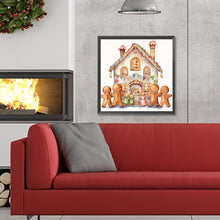 Load image into Gallery viewer, Diamond Painting - Full Round - Christmas cookie house (30*30CM)