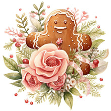 Load image into Gallery viewer, Diamond Painting - Full Round - Christmas Cookie Man (30*30CM)