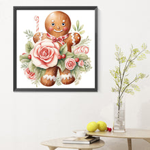 Load image into Gallery viewer, Diamond Painting - Full Round - Christmas Cookie Man (30*30CM)