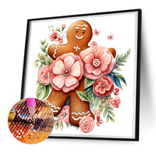Load image into Gallery viewer, Diamond Painting - Full Round - Christmas Cookie Man (30*30CM)
