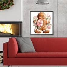 Load image into Gallery viewer, Diamond Painting - Full Round - Christmas Cookie Man (30*30CM)