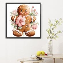 Load image into Gallery viewer, Diamond Painting - Full Round - Christmas Cookie Man (30*30CM)