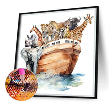 Load image into Gallery viewer, Diamond Painting - Full Round - Noah's Ark Animals (30*30CM)