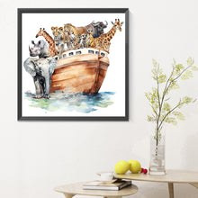 Load image into Gallery viewer, Diamond Painting - Full Round - Noah's Ark Animals (30*30CM)
