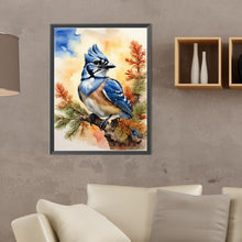 Load image into Gallery viewer, Diamond Painting - Full Round - woods bluebird (30*40CM)