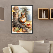 Load image into Gallery viewer, Diamond Painting - Full Round - woods squirrel (30*40CM)