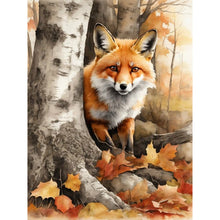 Load image into Gallery viewer, Diamond Painting - Full Round - woods fox (30*40CM)