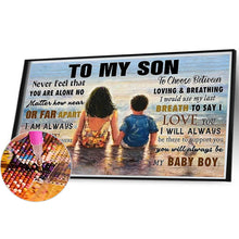 Load image into Gallery viewer, Diamond Painting - Full Round - To my son (35*50CM)