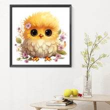 Load image into Gallery viewer, Diamond Painting - Full Round - flower animal chick (30*30CM)