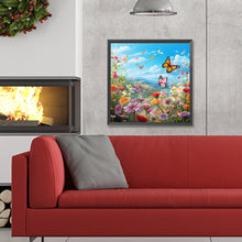 Load image into Gallery viewer, Diamond Painting - Full Round - Garden flowers butterflies (30*30CM)