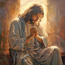 Load image into Gallery viewer, Diamond Painting - Full Round - man praying (30*30CM)