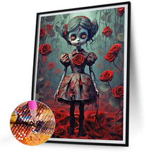 Load image into Gallery viewer, Diamond Painting - Full Round - Horror Rose Doll (30*40CM)