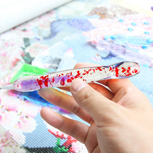 Load image into Gallery viewer, 14PCS Resin Diamond Painting Pen with Trays DIY Diamond Painting Tool (Purple)