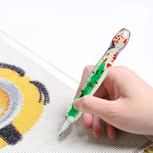 Load image into Gallery viewer, 14PCS Resin Diamond Painting Pen Kit with Trays DIY Diamond Painting Tool(Green)