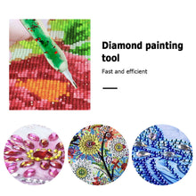 Load image into Gallery viewer, 14PCS Resin Diamond Painting Pen Kit with Trays DIY Diamond Painting Tool(Green)