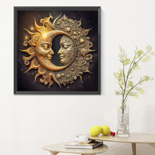 Load image into Gallery viewer, Diamond Painting - Full Round - sun and moon (30*30CM)