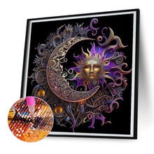 Load image into Gallery viewer, Diamond Painting - Full Round - sun and moon (30*30CM)