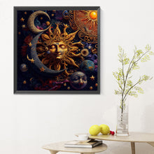 Load image into Gallery viewer, Diamond Painting - Full Round - sun and moon (30*30CM)